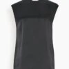 STELLA MCCARTNEY Sleeveless Crew Top In Black