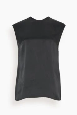 STELLA MCCARTNEY Sleeveless Crew Top In Black