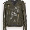 DOROTHEE SCHUMACHER Sleek Statement Jacket In Dark Green