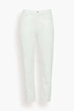 Toteme Twisted Seam Denim Jean In Off White