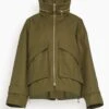 DOROTHEE SCHUMACHER Adventurous Movement Jacket In Khaki