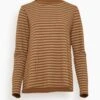 Maglia Jeppe Striped Dain In Cumino