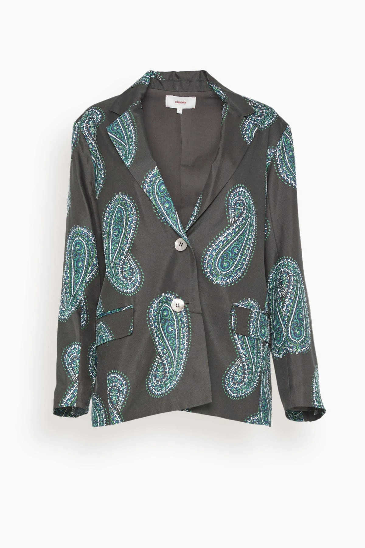 Rowe Blazer In Black Paisley 1 Rowe Blazer In Black Paisley