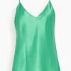 Silk Camisole In Midori
