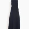 Diana Halterneck Dress In Navy