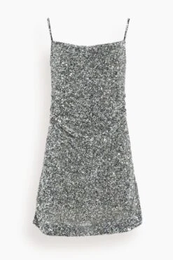 Corrie Mini Dress In Silver