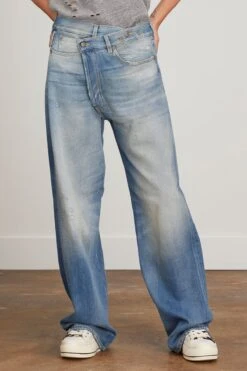 R13 Cross Over Wideleg Jean In Delancey -Dries Van Noten Shop 247930 2
