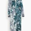 Dries Van Noten Dellas Dress In Petrol