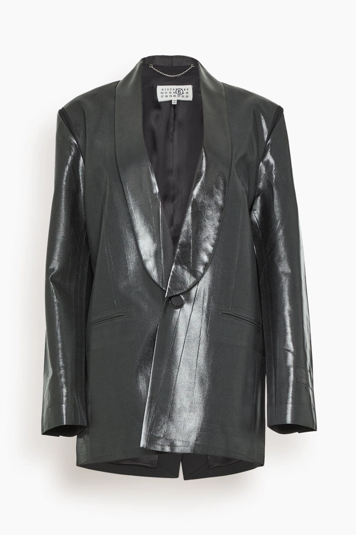 MM6 Maison Margiela Tuxedo Jacket In Black 1 MM6 Maison Margiela Tuxedo Jacket In Black