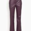 Dahlia Straight Leg Pant In Plum