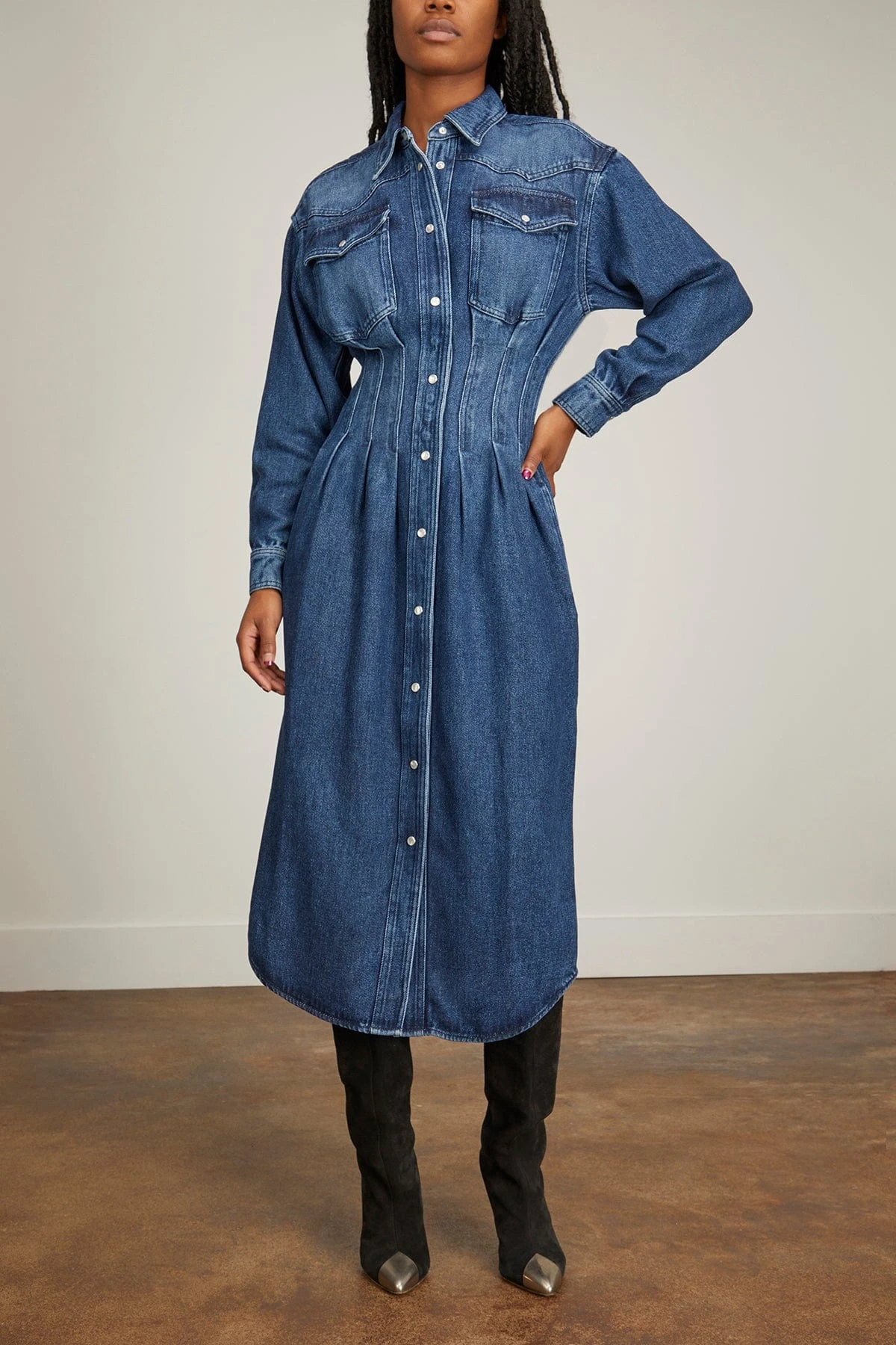 Tomia Dress In Blue 3 Tomia Dress In Blue - Image 3