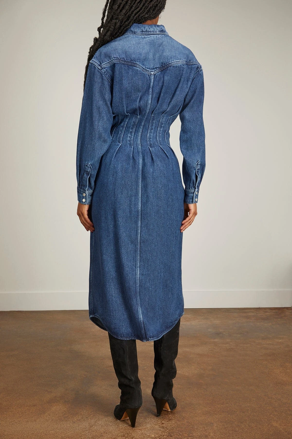 Tomia Dress In Blue 4 Tomia Dress In Blue - Image 4