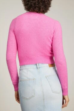 Amenita Sweater In Fluo Pink -Dries Van Noten Shop 290683 3