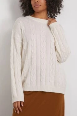Vilma Sweater In Cream 6 Vilma Sweater In Cream -Dries Van Noten Shop 293731 2