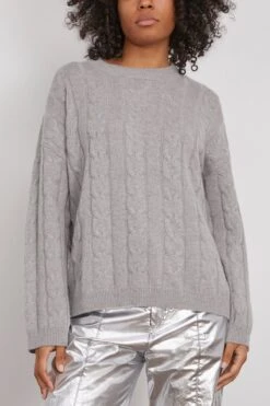 Vilma Sweater In Dove Grey -Dries Van Noten Shop 293735 2