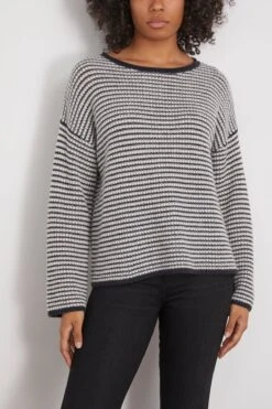 Felicity Sweater In Ink/Cream Stripe 6 Felicity Sweater In Ink/Cream Stripe -Dries Van Noten Shop 293745 2