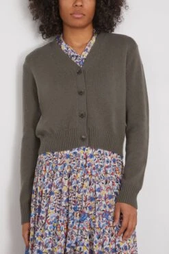 Marion Cardigan In Fern -Dries Van Noten Shop 293760 2