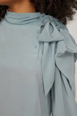 ULLA JOHNSON Brea Blouse In Agave -Dries Van Noten Shop 297389 4