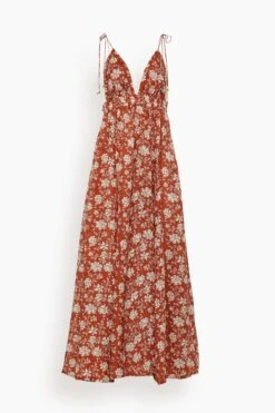 Valentine Dress In Carnelian