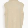 Ember Vest In Sand Boucle