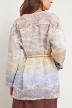 Quilted Overcoat In Rainbow Halo -Dries Van Noten Shop 300578 3