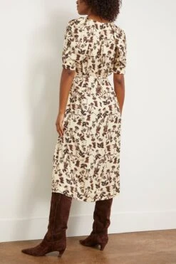 Darling Dress In Cream Flower 7 Darling Dress In Cream Flower -Dries Van Noten Shop 300594 3