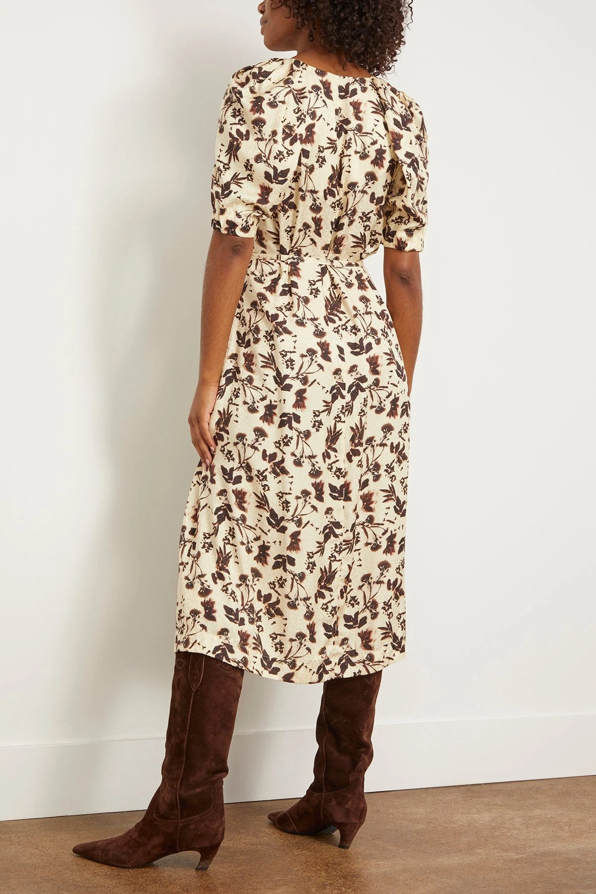 Darling Dress In Cream Flower 4 Darling Dress In Cream Flower - Image 4