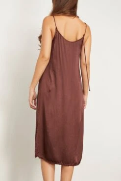 Eve Slip Dress In Chocolate 7 Eve Slip Dress In Chocolate -Dries Van Noten Shop 300609 3