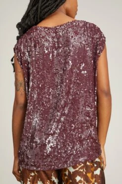 Dries Van Noten Cuzco Embroidery Shirt In Dark Burgundy -Dries Van Noten Shop 306740 3