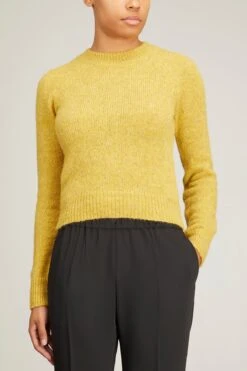 Dries Van Noten Texas Sweater In Yellow -Dries Van Noten Shop 306859 2