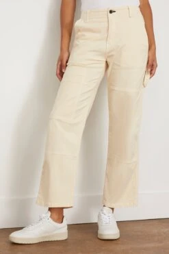 Carpenter Pant In Cream -Dries Van Noten Shop 308940 2