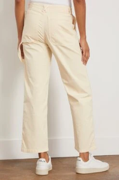 Carpenter Pant In Cream -Dries Van Noten Shop 308940 3