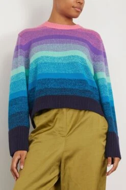 DOROTHEE SCHUMACHER Chromatic Statements Pullover In Stripes Mix -Dries Van Noten Shop 308982 2