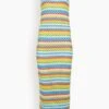 Bunty Knit Dress In Blue Multi Stripe