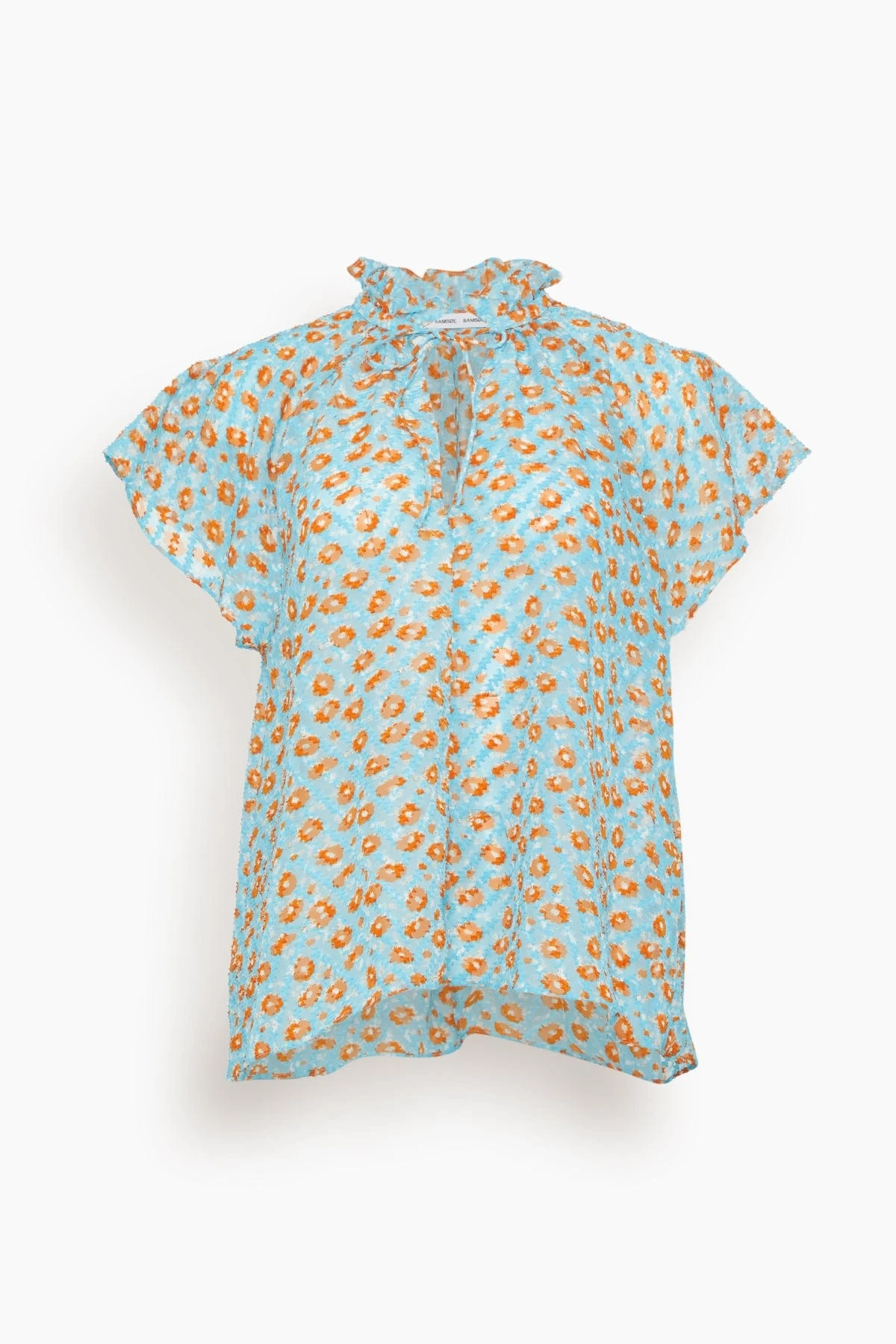 Samsoe Samsoe Karookh Blouse In Ditsy Topaz 1 Samsoe Samsoe Karookh Blouse In Ditsy Topaz