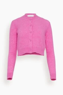 Amenita Sweater In Fluo Pink