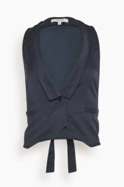 DOROTHEE SCHUMACHER Slouchy Coolness Vest In Dark Blue