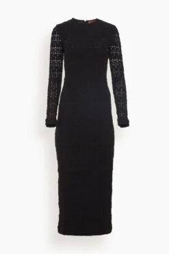 Missoni Long Dress In Black Beauty