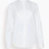 Romanciere Soie Silk Shirt In White