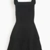 Ivona Sleeveless Mini Dress In Black