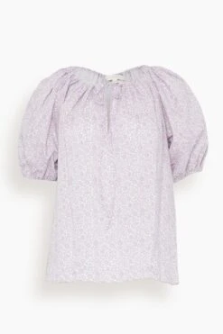 Rosaline Top In Lilac Danjo Coast