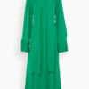 Joanna Dress In Emerald