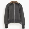 Sacai Sponge Sweat Hoodie In C/Gray