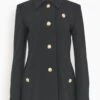 PROENZA SCHOULER Viscose Suiting Relaxed Blazer In Black