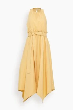 ULLA JOHNSON Farah Dress In Dune