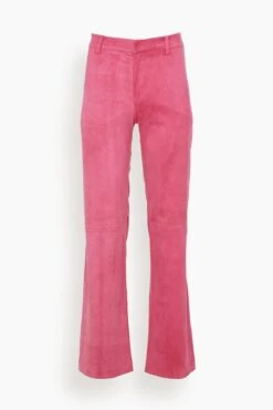 Baggy Lowrise Trouser In Hot Pink