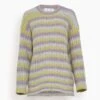 Samsoe Samsoe Jeni Crew Neck Sweater In Multicolor