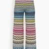 Missoni Trouser In Black Multicolor