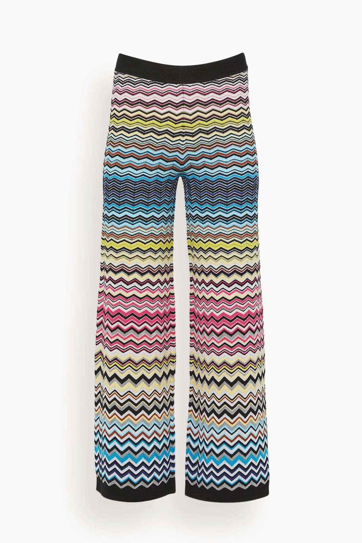 Missoni Trouser In Black Multicolor 1 Missoni Trouser In Black Multicolor