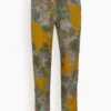 Dries Van Noten Palmira Pants In Mustard